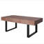 Table basse rustique en bois industriel, table basse en bois 47,2 x 23,5 po x 18 po, table fabriquée à la main