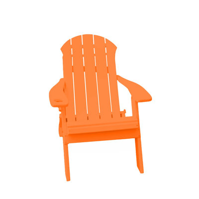 Woden Resin Folding Adirondack Chair
