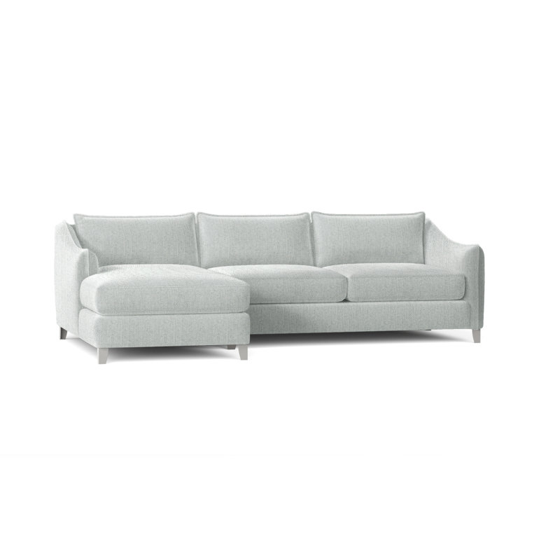 Monterey Patio Sectional with Cushions, Light Grey Linen 6032-010