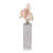 Oakden Coastal Seashell Sculpture Figurine With Crystal Base - Decorations For Living Room And Decorative Home Objects - Ivory/Clear-836456441
