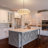5-light Boho Drum Chandelier with Fabric and Rope Shades