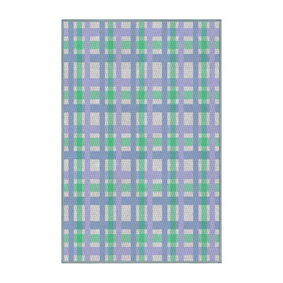 Tapis bleu Kindig