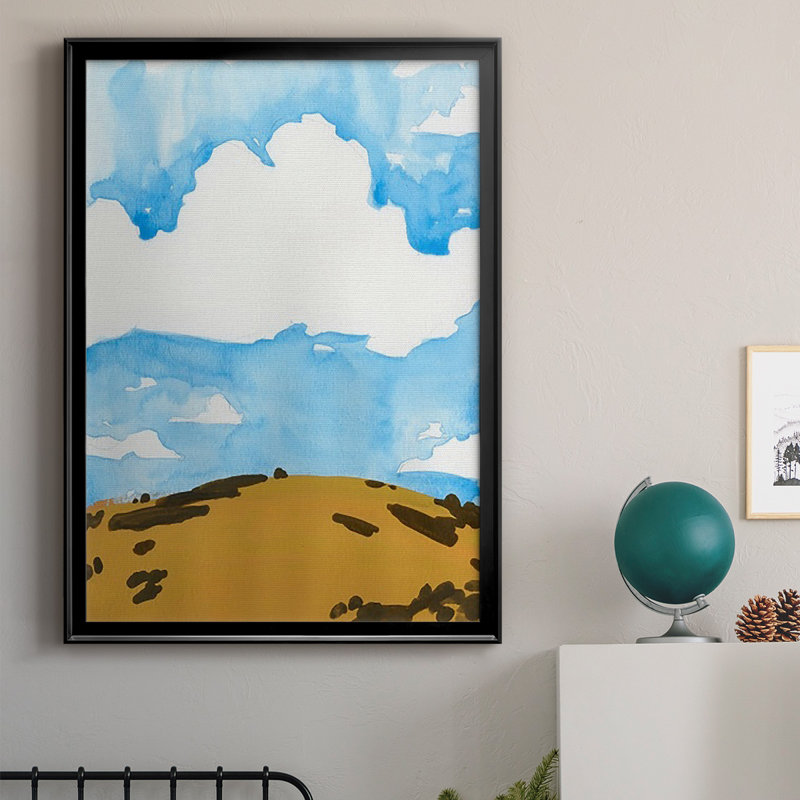 «Summer Knoll II», reproduction encadrée de qualité supérieure - prête à être accrochée, H 42,5 po x l 30,5 po x P 1,25 po