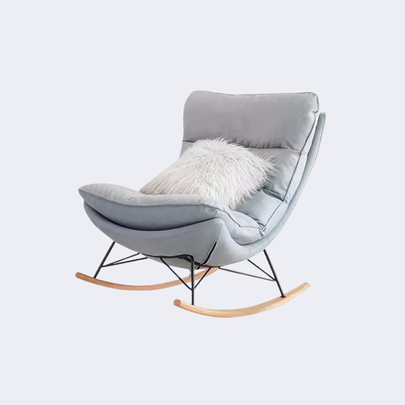 Fauteuil à bascule Nordic, Bleu