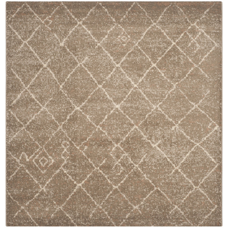 Montsalas Geometric Hand Woven Area Rug, Rectangle 243 x 304cm
