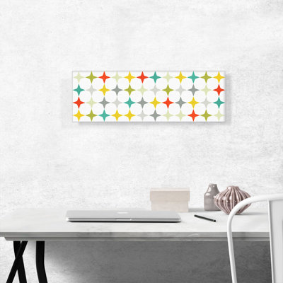 Mid-Century Modern Many of a Kind - Reproduction panoramique sur toile tendue