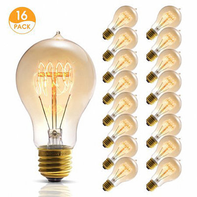 60 W, ampoule A19 à intensité variable, blanc chaud (2 700 K) E26 / culot moyen (standard)