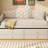 Twin Daybed With Trundle, Twin Size Daybed With 2 Storage Drawers, Wooden Sofa Bed With Upholstered Button Tufted Backrest For Living Room, Bedroom, Guest Room,Beige-124438665