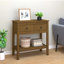 Console vidaXL avec rangement en bois de pin massif-540015923-540015921