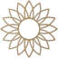 Médaillon de plafond 18 "x 18" x P 6 1/4 "x P 1/4" Daisy-59356316-137634584-137899697