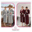 Peignoir en molleton mi-mollet avec poches et capuche-86138807-85001784