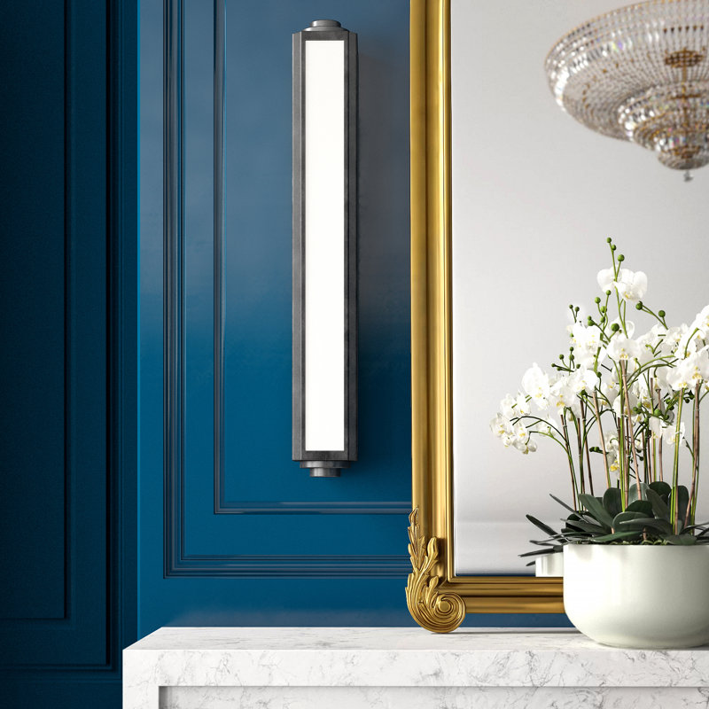 Ralph Lauren Keating Sconce, 35.75"H x 5"W x 5"D, Bronze