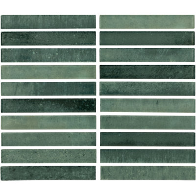 Daltile Miramo 1" x 6" Ceramic Straight Joint Wall Mosaic (10 PCS Per Carton) (8.30 SQFT Per Carton)