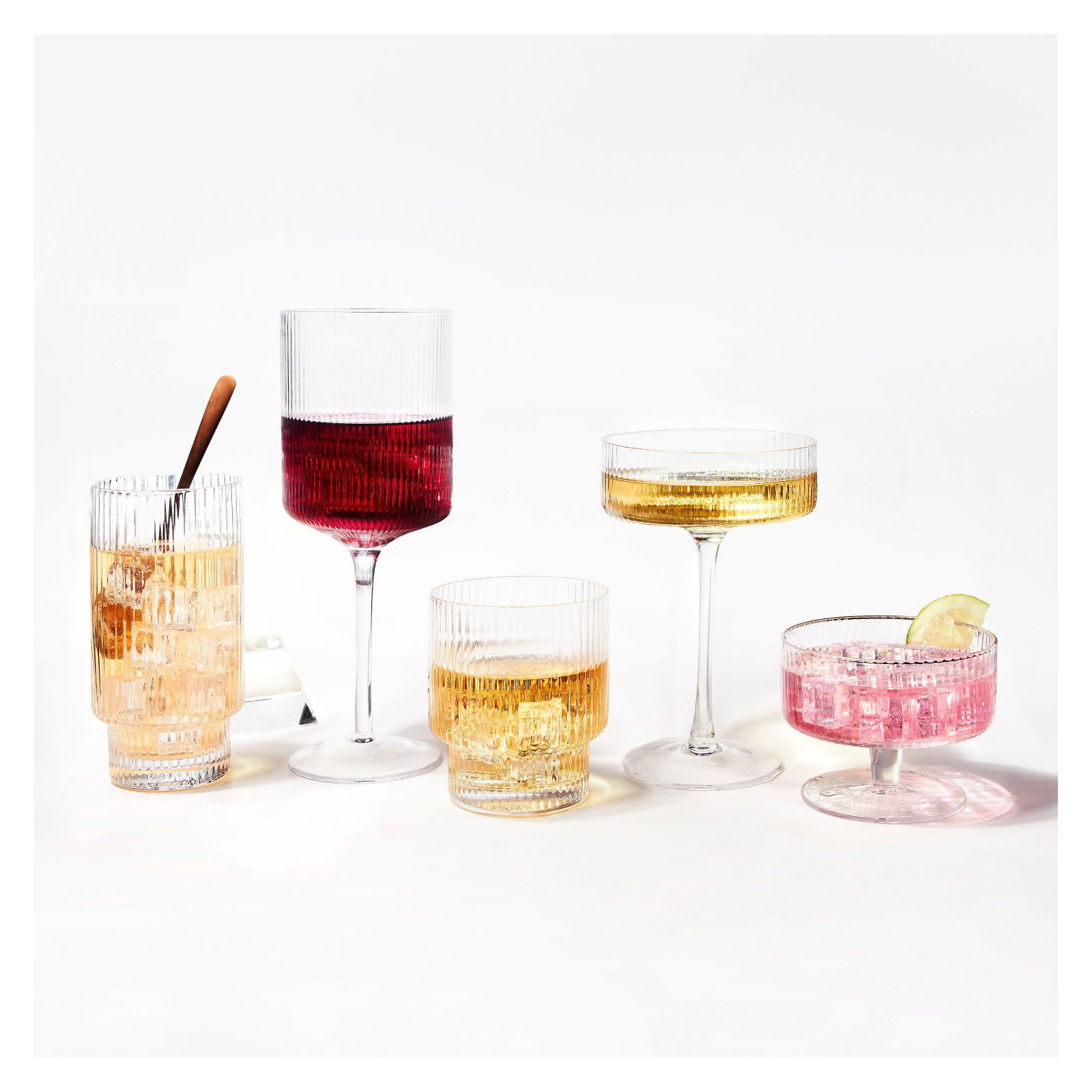 Harlow 13oz. Crystal Goblet Set