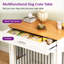 Large Dog Crate Furniture with Flip-up Door, Drawer-1717629969