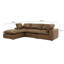 Hadleigh Brown Leather Modular Sectional