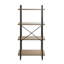 Alzamora 128cm H x 60cm W Metal Etagere Bookcase