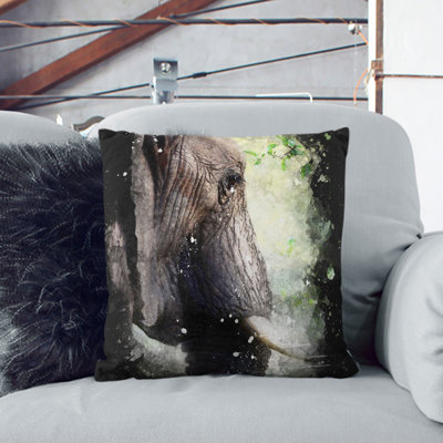 Elephant Vol.2 Paint Splash Scatter Cushion