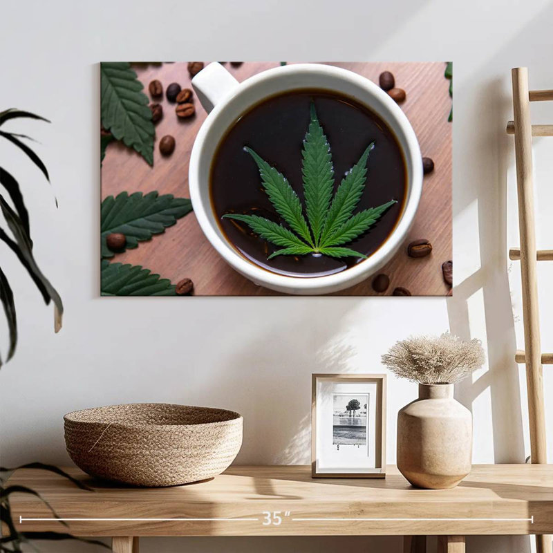 Marijuana et café Harnek, H 30 po x l 45 po
