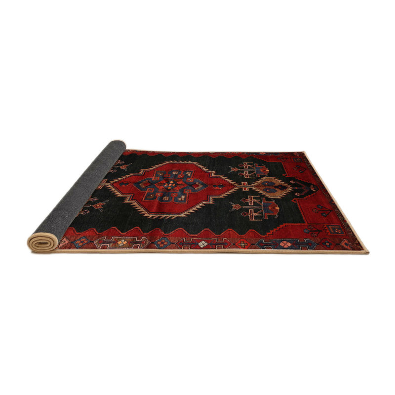 Tapis rouge à motif sud-ouest, Rond 8 pi