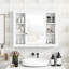 Bathroom Mirror Storage Unit, 35'' X 28'', Versatile Function, Modern Look Style-121110205