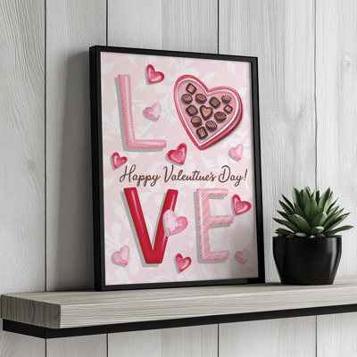 «Happy Valentine's Day Candy» par Elizabeth Tyndall, reproduction d'art