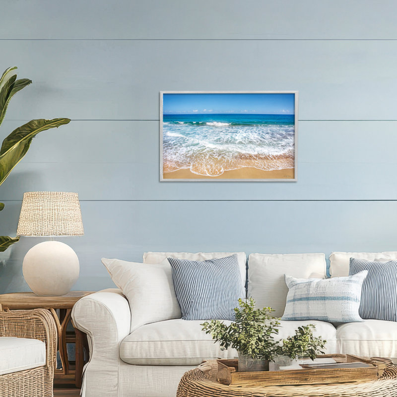 Giclée encadrée, conception de Seven Trees Design, H 16 po x l 24 po, Estampe numérique Farmhouse