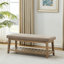 Polyester Upholstered Storage Bench-968571701