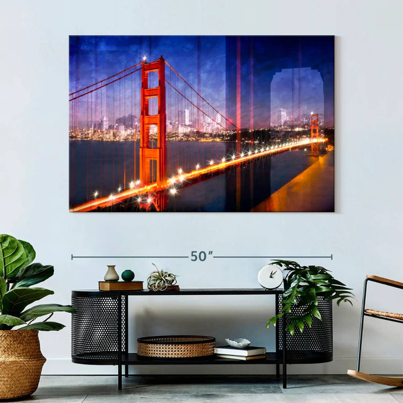 Lilie Golden Gate Bridge Composing, 34" H x 51" W
