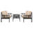 Proust Acacia 4 - Person Patio Conversation Set with Cushions-1598180542