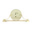 Roman Numeral Metal Quartz movement / Crystal Alarm Tabletop Clock in Brass