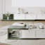Table basse rétractable moderne verte