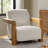 Jakira 24" W Upholstered Accent Chair with Solid Rubberwood Frame-1112170412