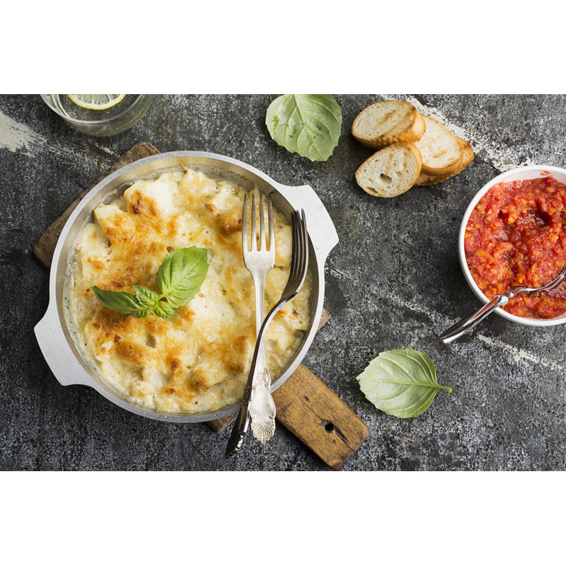 Homemade Casserole - Wrapped Canvas Print, 20cm H x 30cm W x 3.8cm D