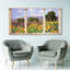 Window Overlooking The Sunflowers by Andrea Del Missier - Wrapped Canvas Print-922626145