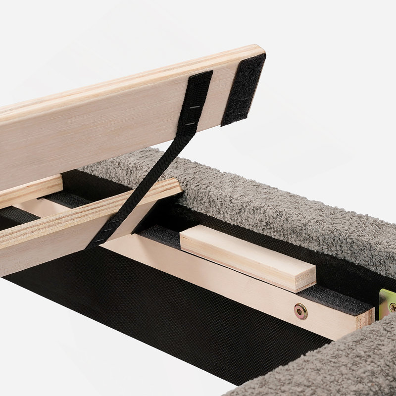 Lit plateforme tapissier