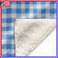 Couvertures en vichy bleues et blanches-128691397