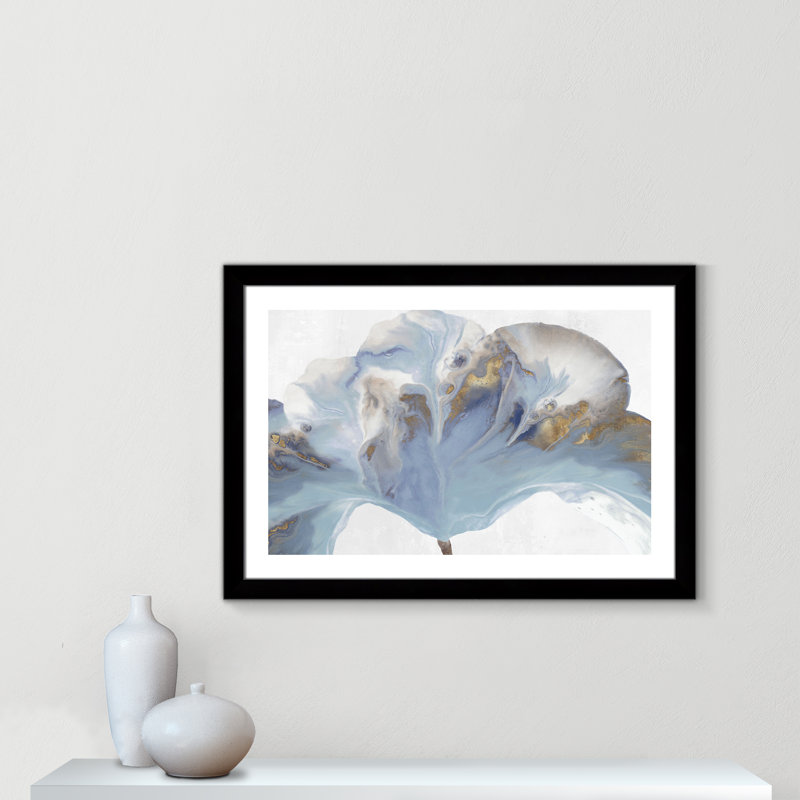 Space Inside " Space Inside I ", 27" H x 37" W x 1.25" D, Matte Black Framed