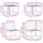 304cm Wide Patio Sectional Set