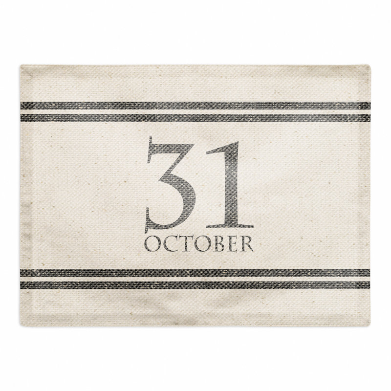 Rosier Poly Twill Striped Rectangle Placemat