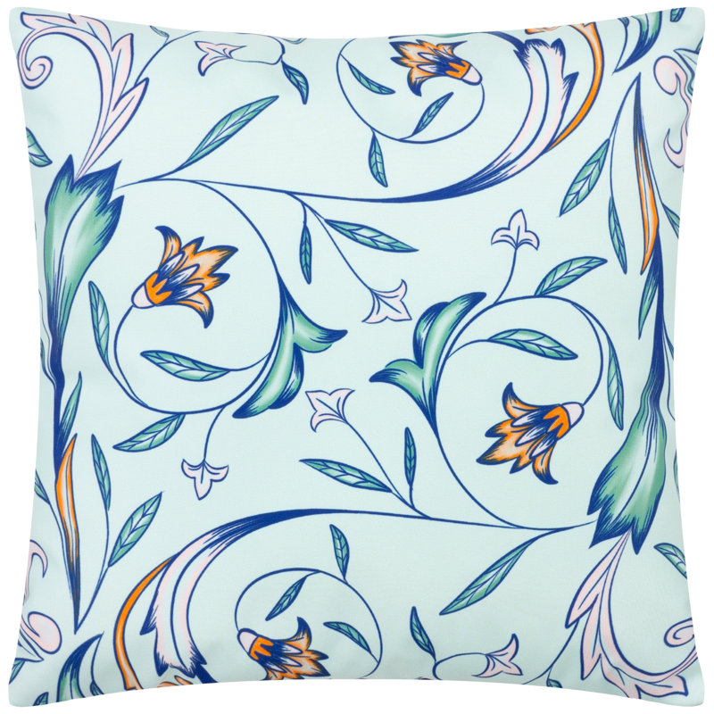 Azzar Indoor / Outdoor Floral Square Cushion