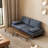 Gagik 78.7" W Ash Wood Upholstered Sleeper Sofa-152137896