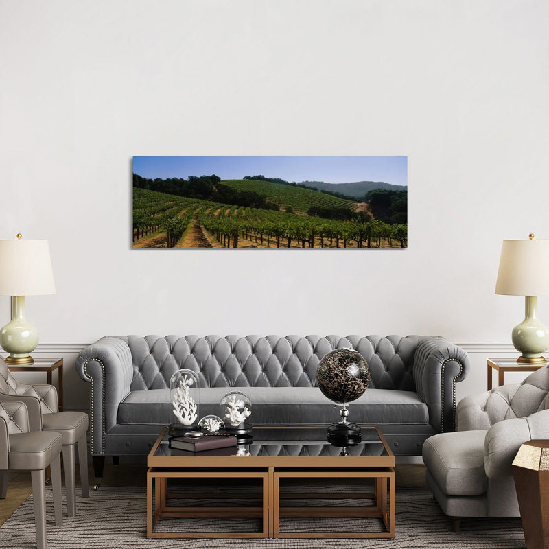 Amplified Gold On Black by Alex Wise - Wrapped Canvas Print, 152.4 cm H x 50.8 cm W x 1.91 cm D