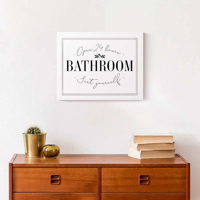 Asseyez-vous sur une impression sur toile, H 11 po x l 14 po x P 1,25 po