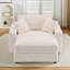 Chaise longue rembourrée à accoudoirs carrés l 54,3 po-807739804