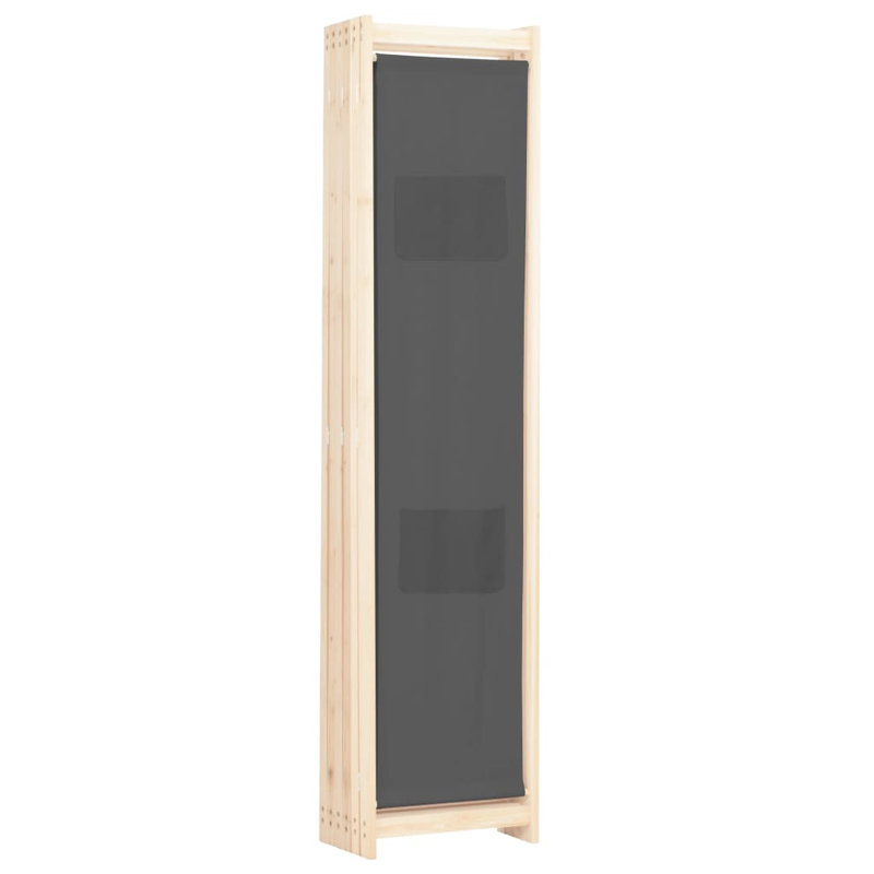 Rizzo 170cm H Folding Room Divider, 6, 240 x 170cm, Grey