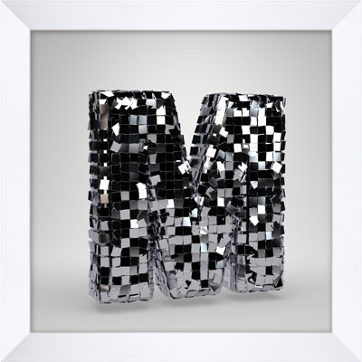 Disco Letter M Print by Mat Sanders