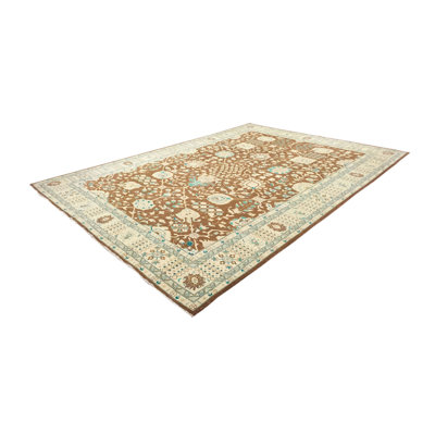 Romona One-of-a-Kind 10' X 14' Wool Area Rug in Brown