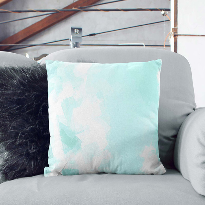 Abstract Square Throw Cushion, 40cm H x 40cm W x 15cm D
