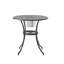 Ensemble bistro en aluminium coulé avec seau à glace 3 pièces CAMDEN, parfait pour les réceptions en plein air et la détente